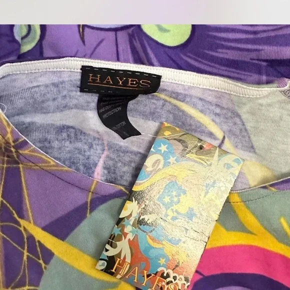 Custo Barcelona/ Hayes Y2K Euro Graphic Top - Picture 3 of 3